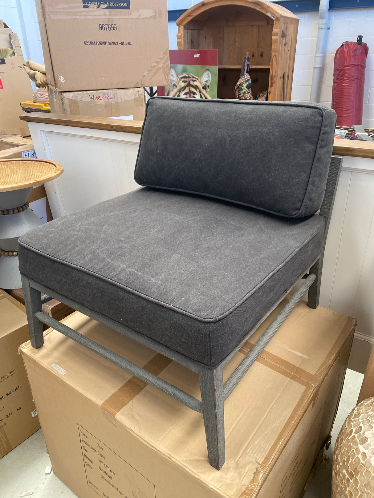 Dark Oak Handcrafted Chair