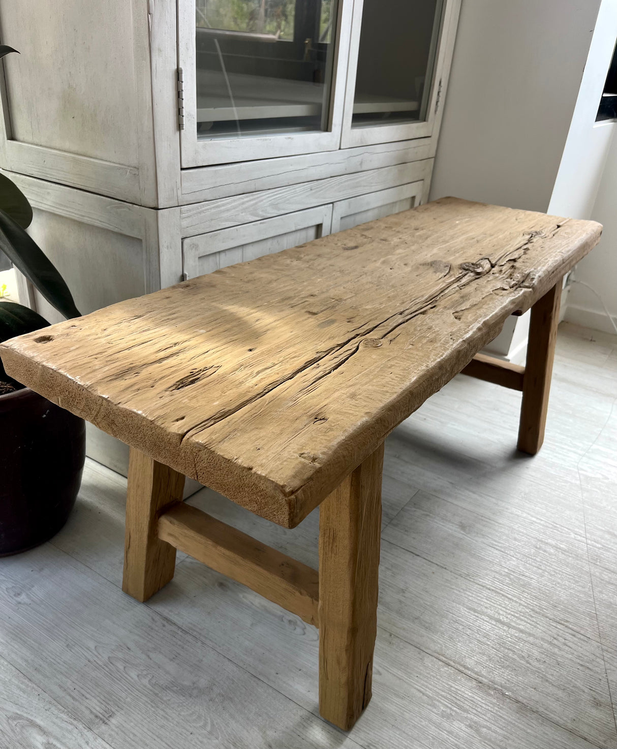 Recycled Elm Bench