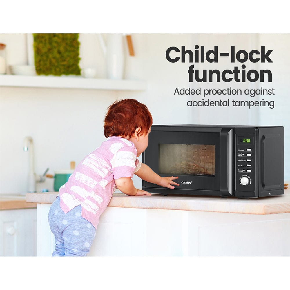Appliances > Kitchen Appliances Comfee 20L Microwave Oven 700W Countertop Kitchen Cooker Black