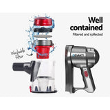 Appliances > Vacuum Cleaners Devanti Corded Handheld Bagless Vacuum Cleaner - Red and Silver