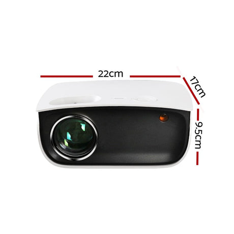 Audio & Video > Projectors & Accessories Devanti Mini Video Projector Wifi USB HDMI Portable HD 1080P Home Projector