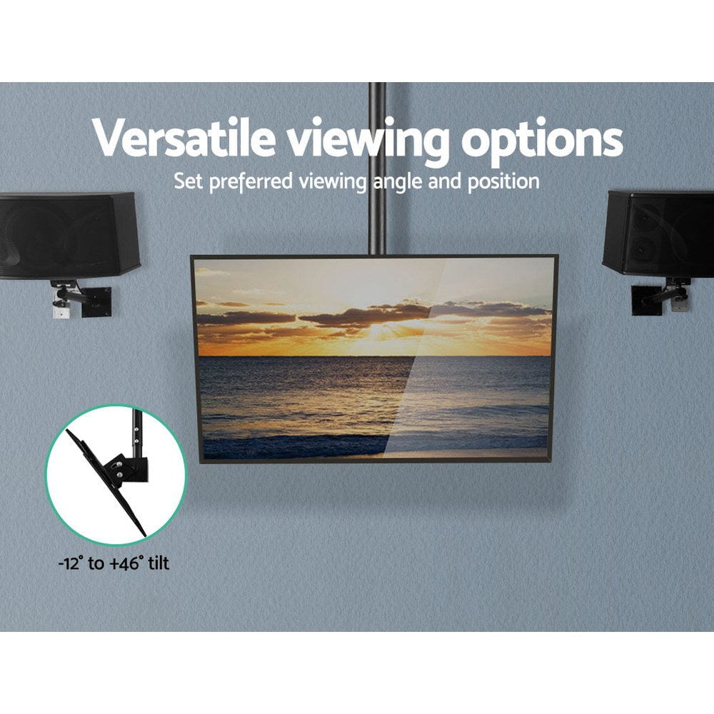 Audio & Video > TV Accessories Artiss TV Wall Ceiling Mount Bracket Full Motion Tilt Swivel 32 42 50 55 60 65 70 75 inch