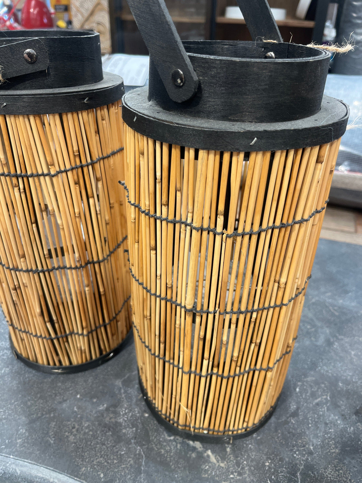 Bamboo lanterns Bamboo lanterns