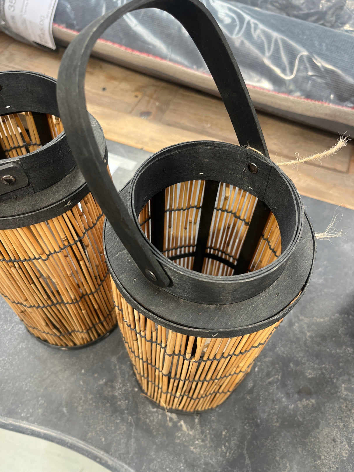 Bamboo lanterns Bamboo lanterns