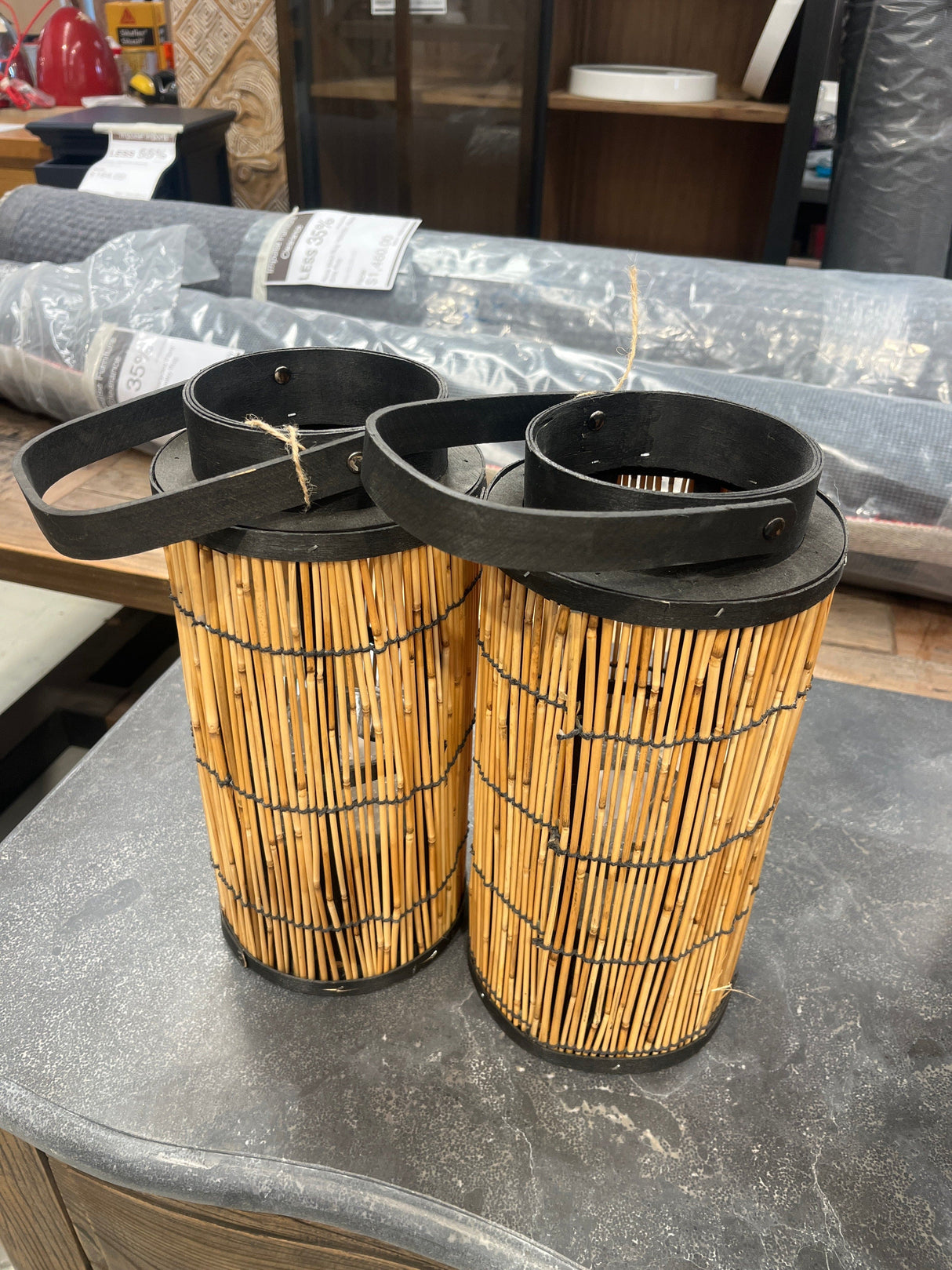 Bamboo lanterns Bamboo lanterns