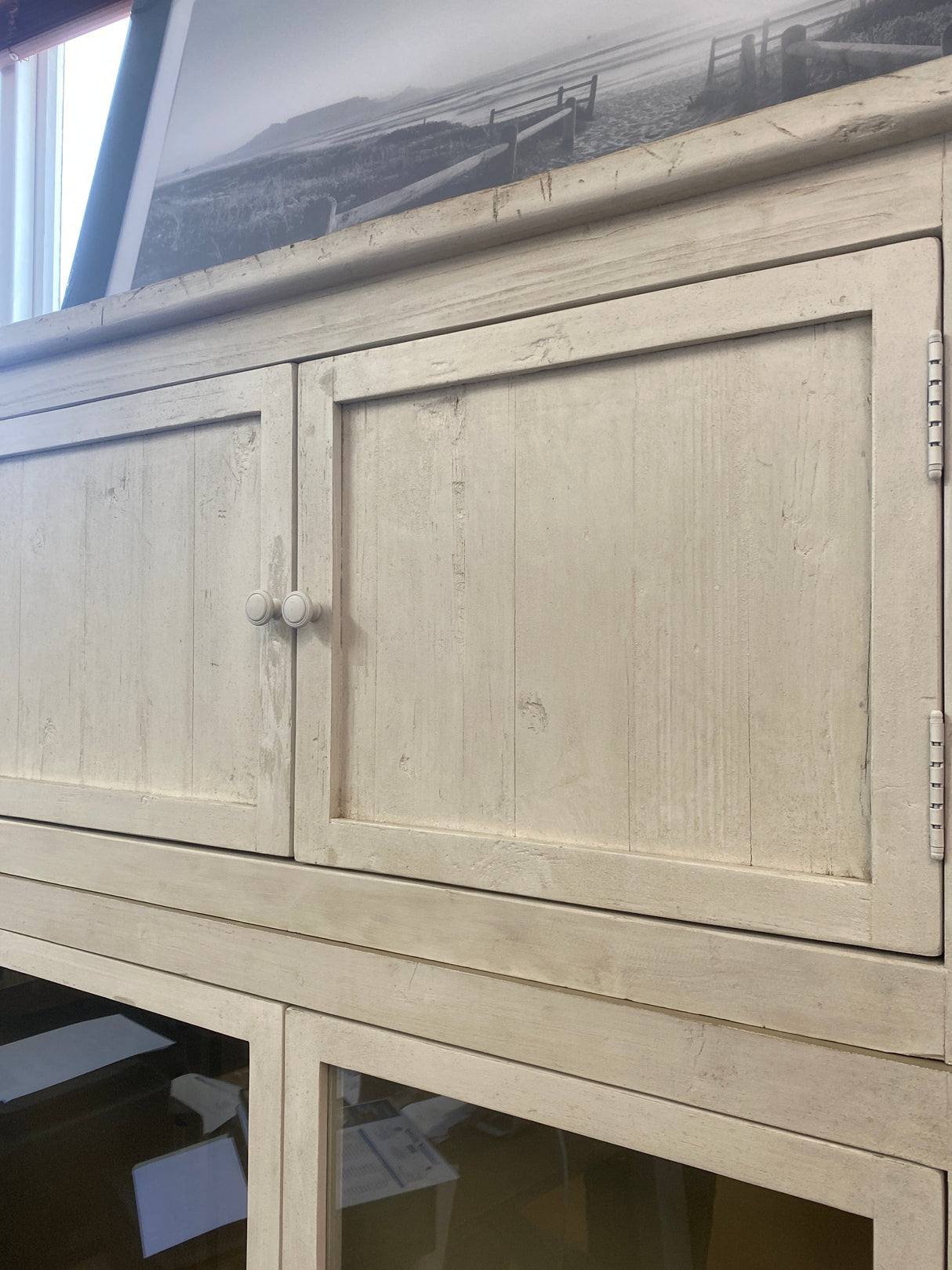 Beach Style Glass Display Cabinet Beach Style Glass Display Cabinet