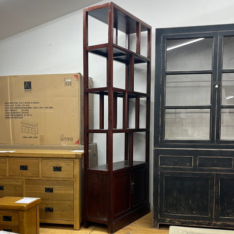 Bookcases/Cabinets Recycled Wood Oriental Bookcase