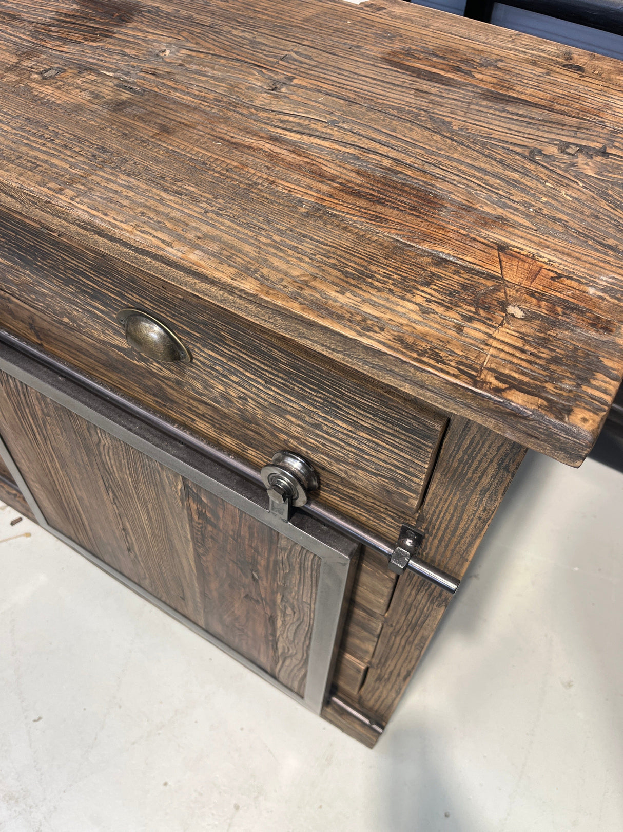 Elm Wood hall table Elm Wood hall table