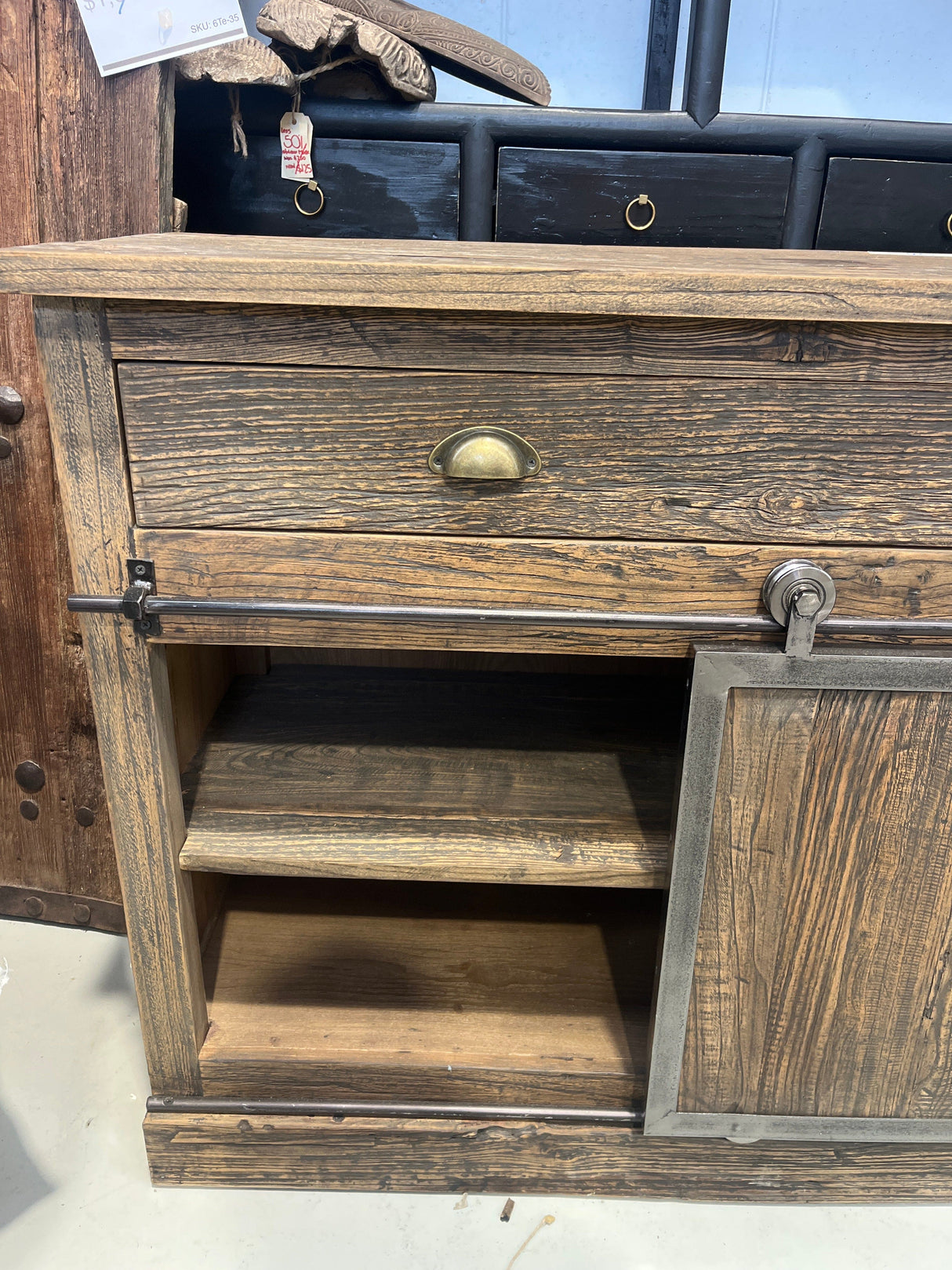 Elm Wood hall table Elm Wood hall table