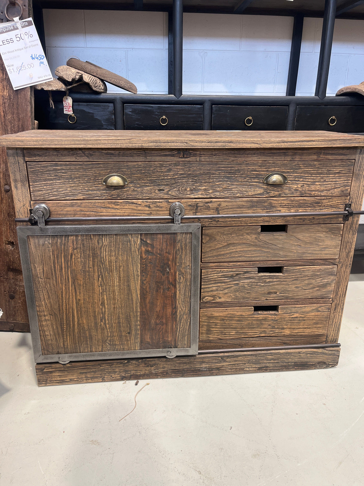 Elm Wood hall table Elm Wood hall table