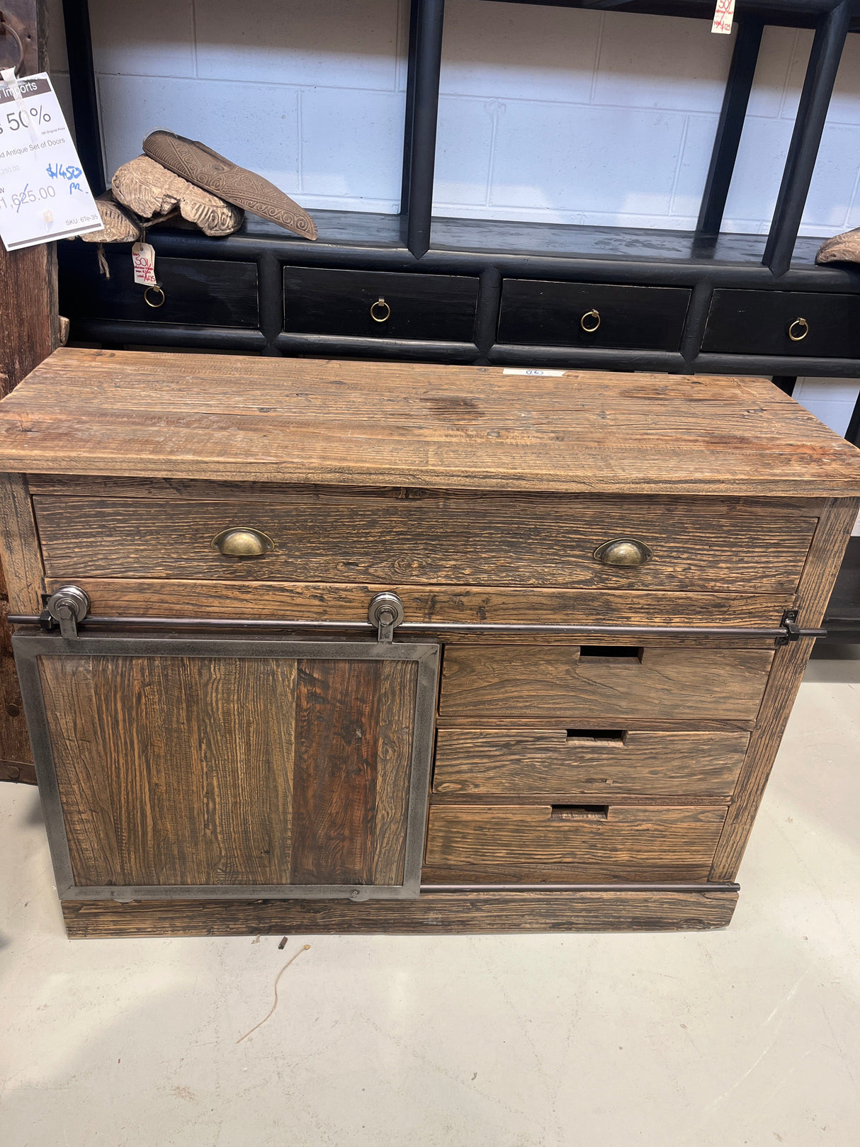 Elm Wood hall table Elm Wood hall table