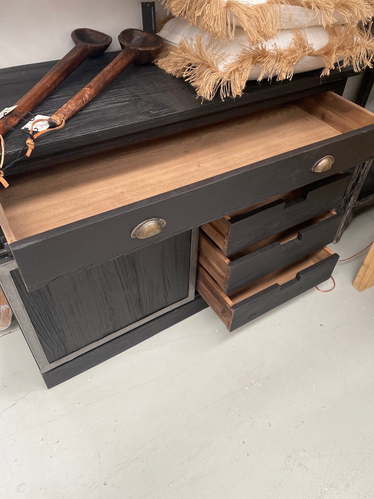 *Final Reduction* - Elm Wall Unit - Black *Final Reduction* - Elm Wall Unit - Black