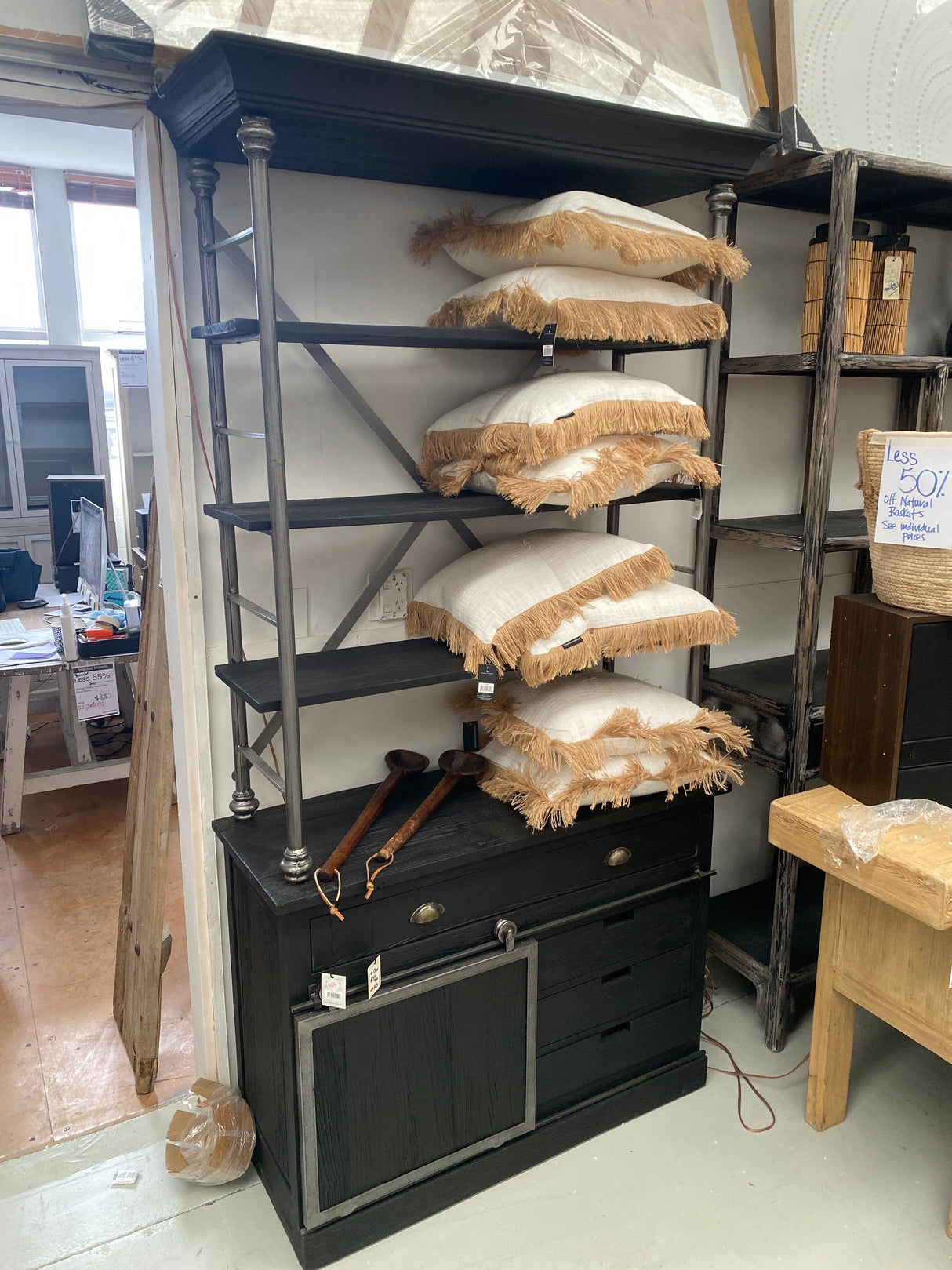 *Final Reduction* - Elm Wall Unit - Black *Final Reduction* - Elm Wall Unit - Black