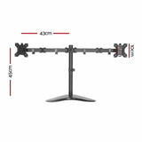 Furniture > Office Artiss Monitor Arm Stand Dual Black