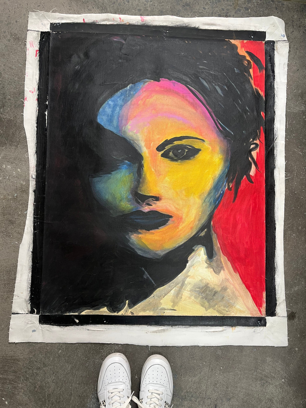 Hand-Painted "Inquisitive Mind"