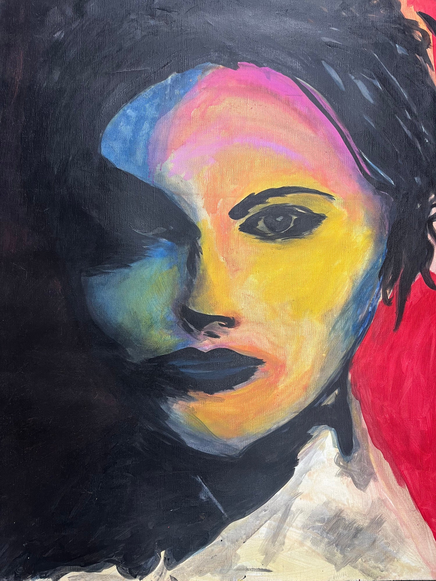 Hand-Painted "Inquisitive Mind"