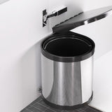 Home & Garden > Kitchen Bins Cefito Kitchen Swing Out Pull Out Bin Stainless Steel Garbage Rubbish Can 12L