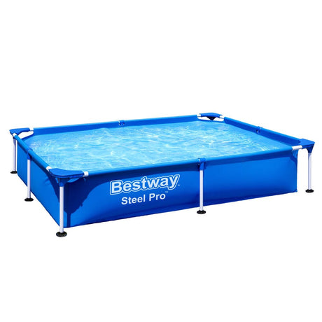 Home & Garden > Pool & Accessories Bestway Swimming Pool Above Ground Frame Pools Outdoor Steel Pro 2.2 X 1.5M