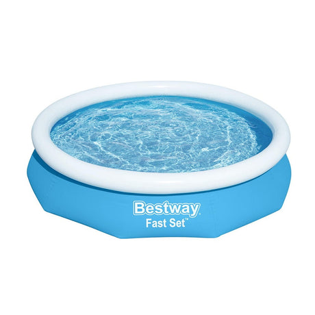 Home & Garden > Pool & Accessories Bestway Swimming Pool Above Ground Kids Fast Set Pools with Filter Pump 3M