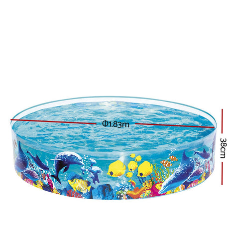 Home & Garden > Pool & Accessories Bestway Swimming Pool Above Ground Kids Play Pools Inflatable Fun Odyssey Pool