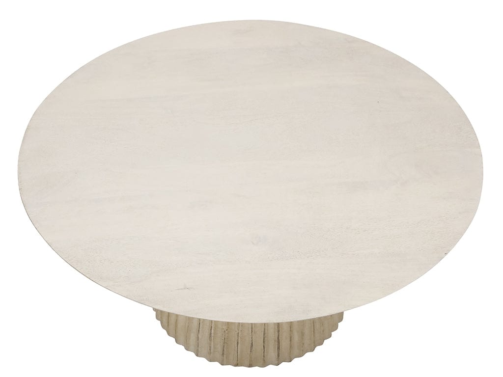 Lulu Whitewash Coffee Table Impulse Imports