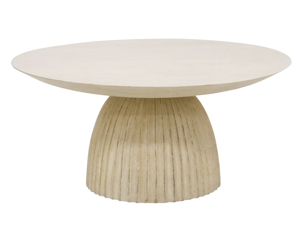 Lulu Whitewash Coffee Table Impulse Imports