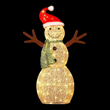 Occasions > Christmas Jingle Jollys Christmas Lights 80 LED 97cm Fairy Light Snowman Decorations