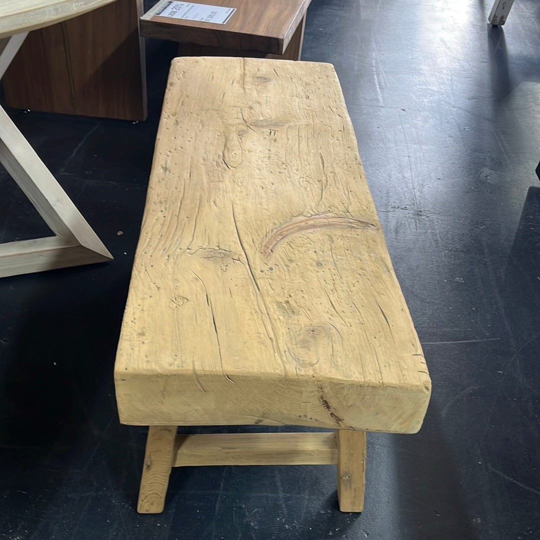 Old Wood Bench Seat  1.1m - 1.33m