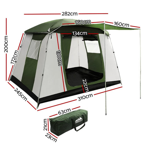Outdoor > Camping Weisshorn Camping Tent 6 Person Tents Family Hiking Dome