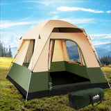 Outdoor > Camping Weisshorn Family Camping Tent 4 Person Hiking Beach Tents Green