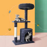 Pet Care > Cat Supplies i.Pet Cat Tree Scratching Post Scratcher Tower Condo House Grey 94cm
