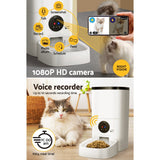 Pet Care > Dog Supplies i.Pet Automatic Pet Feeder 6L Auto Camera Dog Cat Smart Video Wifi Food App Hd