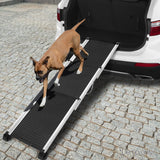 Pet Care > Dog Supplies i.Pet Dog Ramp Dog Steps Pet Car Travel Step Stair Foldable Portable Ladder Aluminium
