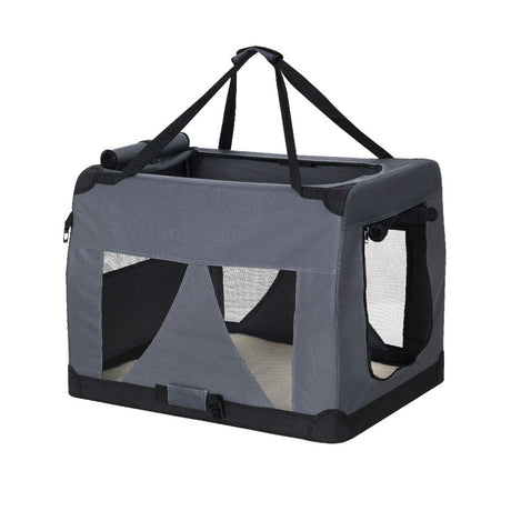 Pet Care > Dog Supplies i.Pet Pet Carrier Soft Crate Dog Cat Travel Portable Cage Kennel Foldable Car M