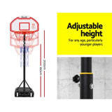 Sports & Fitness > Basketball & Accessories Pro Portable Basketball Stand System Hoop Height Adjustable Net Ring