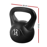 Sports & Fitness > Fitness Accessories 12kg Kettlebell Kettlebells Kettle Bell Bells Kit Weight Fitness Exercise
