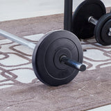 Sports & Fitness > Fitness Accessories 2 x 5KG Barbell Weight Plates Standard Home Gym Press Fitness Exercise Rubber