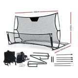 Sports & Fitness > Fitness Accessories Everfit Portable Soccer Rebounder Net Volley Training Football Goal Trainer XL