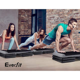 Sports & Fitness > Fitness Accessories Everfit Set of 2 Aerobic Step Risers Exercise Stepper Block Fitness Gym Workout Bench