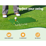 Sports & Fitness > Golf Everfit Golf Hitting Mat Portable Driving Range Practice Training Aid 60x30cm