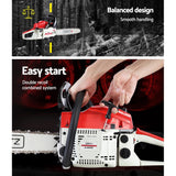 Tools > Industrial Tools GIANTZ 52CC Petrol Commercial Chainsaw Chain Saw Bar E-Start Pruning