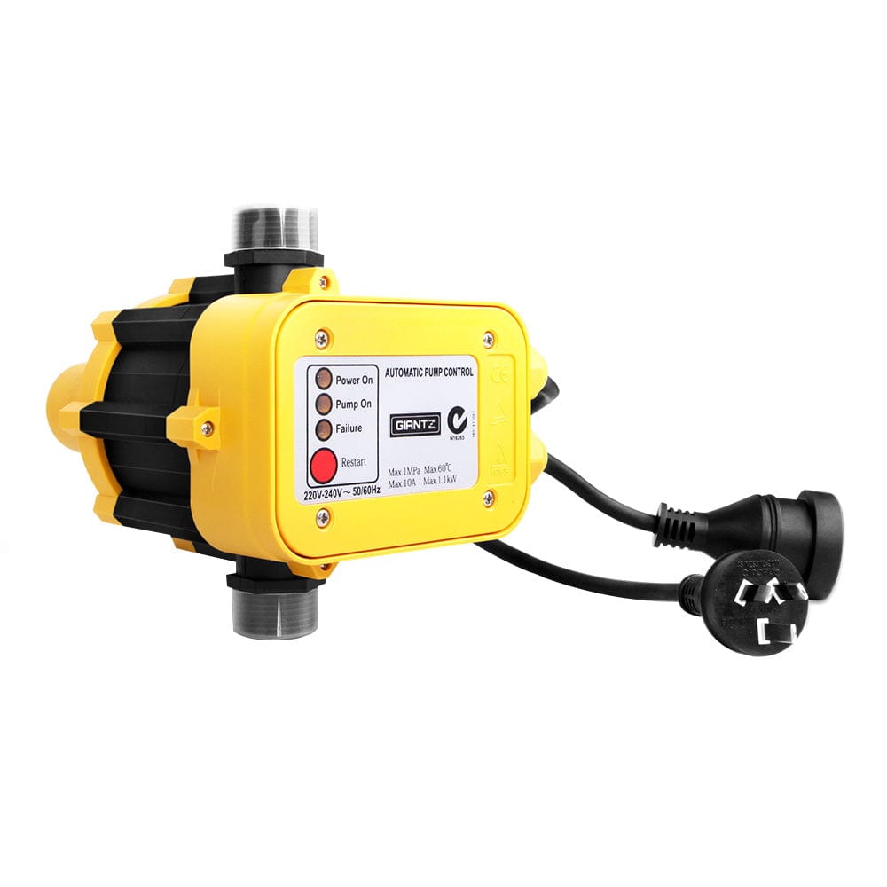 Tools > Pumps Giantz Garden Water Pump Jet High Pressure Controller Stage Irrigation 4600L/H