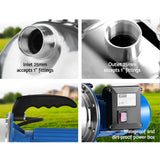 Tools > Pumps Giantz Water Pump High Pressure 1100W Stage Jet Rain Tank Pond Garden Irrigation