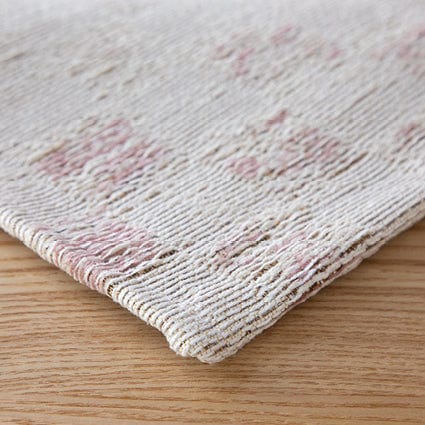 Vintage Russo Check Vieuxrose Rug Russo Check Vieuxrose Rug