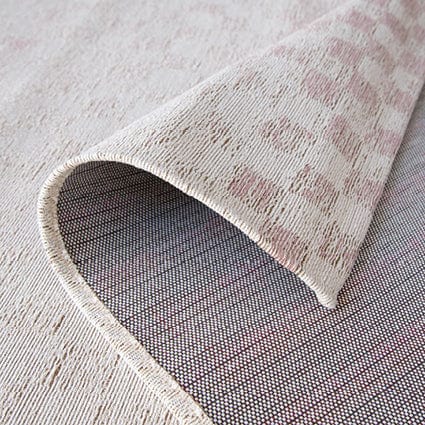 Vintage Russo Check Vieuxrose Rug Russo Check Vieuxrose Rug