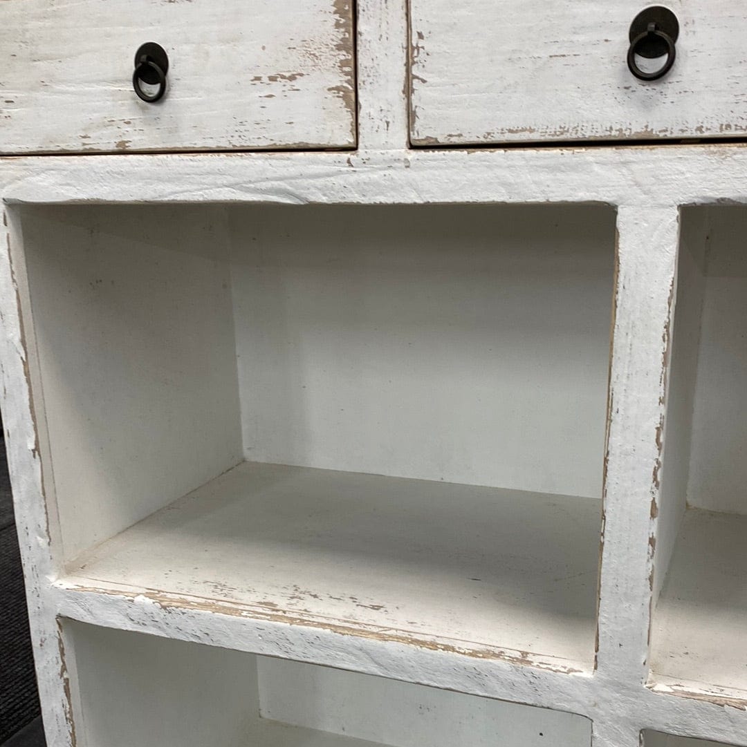 Bookcase Recycled Elm Wood Bookshelf