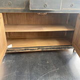 Bookcases/Cabinets Recycled Wood Wall Display Unit