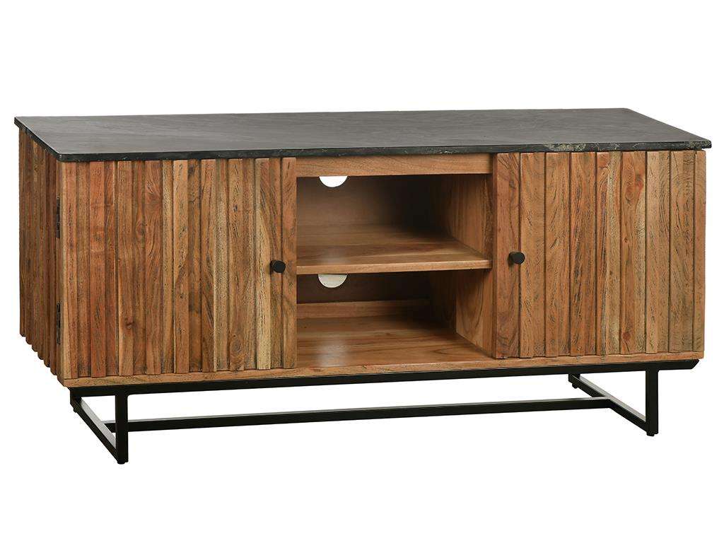 Groove Marble Top Entertainment unit Impulse Imports