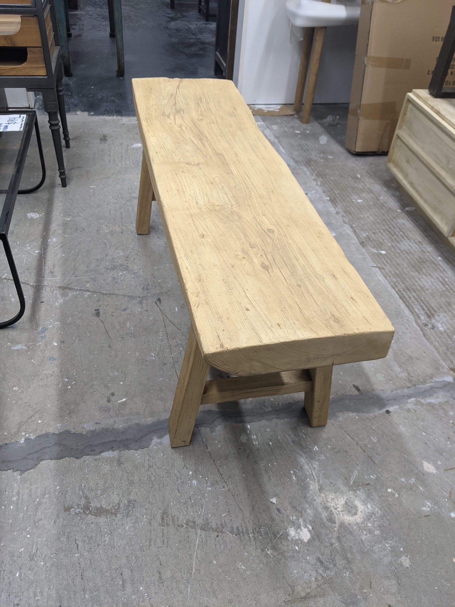 Old Wood Bench Seat  1.1m - 1.33m