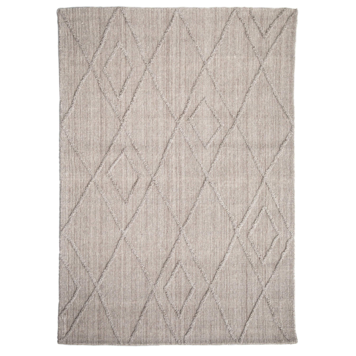 Rugs Daniela Wool Rug 190X290 NATURAL GREY